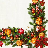 Daisy Kerst Servetten Guirlande
