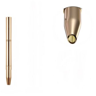 Lippenseel Goud Detail