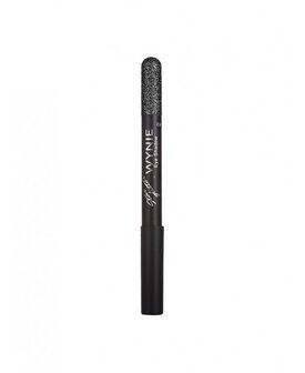 Wynie Star Glitter Oogschaduw Potlood Zwart