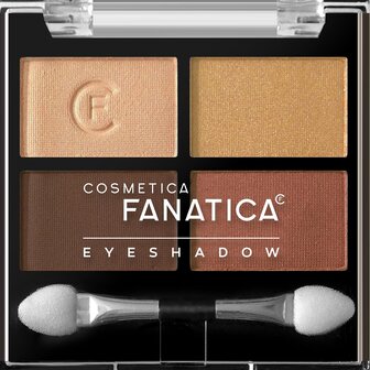 Cosmetica Fanatica - Oogschaduw Palette - Bruin - Nummer 10 - 1 doosje