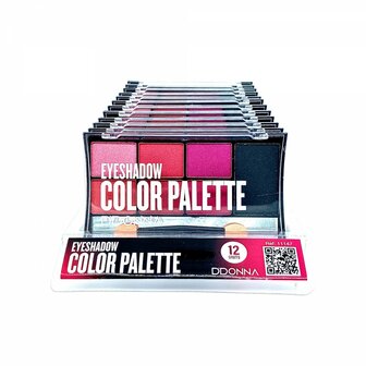 DDonna - Color Palette Oogschaduw - Planet Rosa - Roze/Zwart voorkant