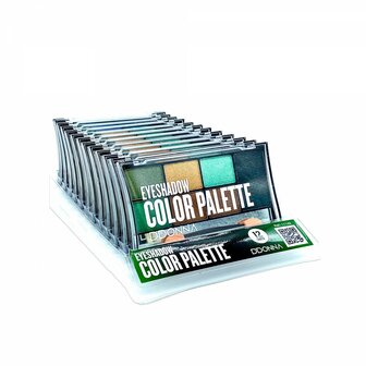 DDonna - Color Palette Oogschaduw - Planet Verde - Groen/Goud/Bruin/Zwart zijkant