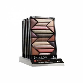 Lovely Pop Cosmetics - Oogschaduw Palette Horizon Diamond Dust - 19 stijlvolle, matte en shimmer tinten zijkant