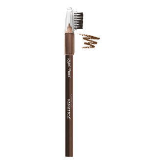 Cosmetica Fanatica - Wenkbrauwpotlood met borsteltje - bruin