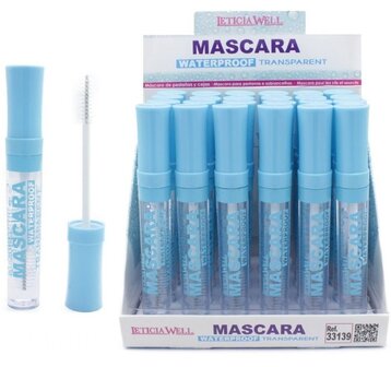 Leticia Well - Mascara voor wimpers en wenkbrauwen - Transparant - Waterproof - 1 flesje met 6 ml. inhoud