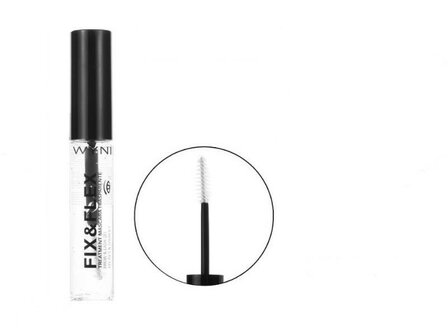Wynie - Mascara voor wimpers en wenkbrauwen - Fix &amp; Flex - Transparant - 1 flesje met 8 ml. inhoud