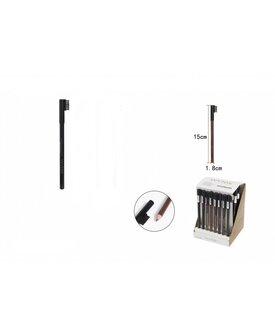 Wynie - Wenkbrauwpotlood met borsteltje - Zwart/Black - Nummer 001 - 1 stuks