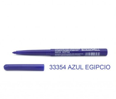Leticia Well - Egyptisch Blauw/Egyptian oogpotlood en lippotlood draaibaar zacht / Automatic Eyeliner Lipliner Soft - Nummer 33