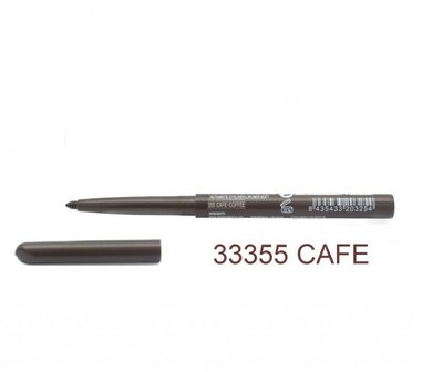 Leticia Well - Koffie Bruin/Coffee lippotlood en oogpotlood draaibaar zacht / Automatic Eyeliner Lipliner Soft - Nummer 33355 -