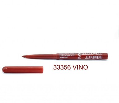 Leticia Well - Donker Rood - Wijnrood - Vino - Red Wine lippotlood en oogpotlood draaibaar zacht / Automatic Eyeliner Lipliner 