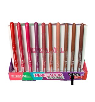 Leticia Well - Bruin lippotlood en oogpotlood draaibaar zacht / Automatic Eyeliner Lipliner Soft - Nummer 33308 - 1 stuks