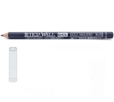Leticia Well - Khol / Kajal Oogpotlood / Eyeliner Pencil - Jeans Blauw/Donker Blauw/Dark Blue/Azul Vaquero - Nummer 3011
