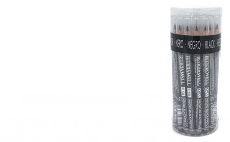 Leticia Well - Kajal oogpotlood - Zwart/Black - 1 stuks - Nummer 3020 - Koker