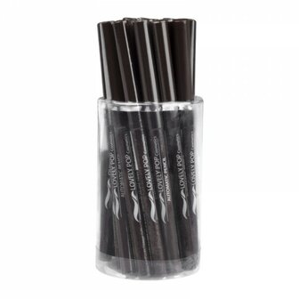 Lovely Pop Cosmetics - Koffie bruin oogpotlood, draaibaar / Automatic Pencil - Caf&eacute; - Nummer 22005 - Koker