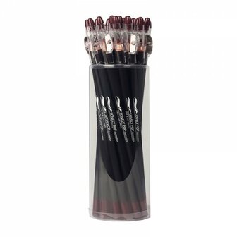 Lovely Pop Cosmetics - Extra lang oogpotlood en lippotlood met puntenslijper - Natuurlijk bruin / Eye &amp; Lip Liner - Natural