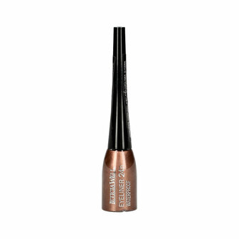 Leticia Well - Vloeibare Eyeliner - NIET WATERPROOF - Bruin - Flacon met dun, lang kwastje en 4 gram inhoud - Nummer 16 - In ve