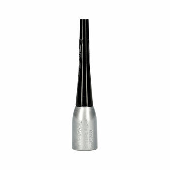 Leticia Well - Vloeibare Eyeliner - NIET WATERPROOF - Zilver Grijs - Flacon met dun, lang kwastje en 4 gram inhoud - Nummer 11 
