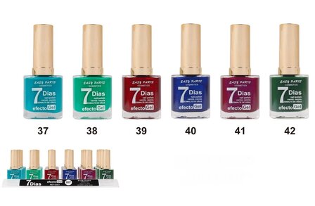 Easy Paris Cosmetics - Nagellak - Warm Rood - 1 flesje met 13 ml inhoud - Nummer 039 - Display