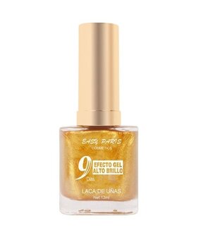 Easy Paris - Nagellak - Geel Goud Mini Glitter/Shimmer/Metallic - 1 flesje met 13 ml inhoud - Nummer 054
