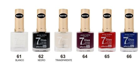 Easy Paris - Nagellak - Mat Rood - 1 flesje met 13 ml inhoud - Nummer 065 - Display
