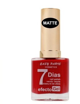 Easy Paris - Nagellak - Mat Rood - 1 flesje met 13 ml inhoud - Nummer 065