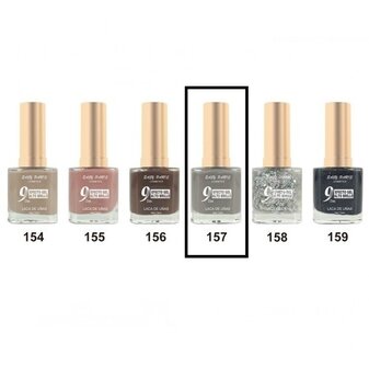 Easy Paris - Nagellak - Grijs - 1 flesje met 13 ml inhoud - Nummer 157