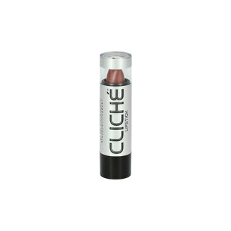 Clich&eacute; - Lipstick / Lippenstift - Warm Bruin Parelmoer Metallic - Nummer 07 - 1 Stuks - In huls