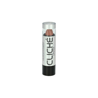 Clich&eacute; - Lipstick / Lippenstift - Koel Licht Bruin - Nummer 08 - 1 Stuks - In huls