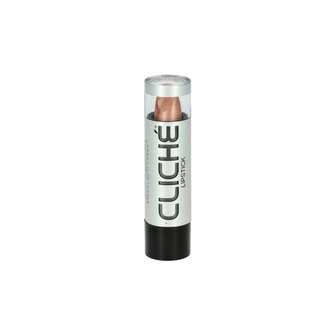 Clich&eacute; - Lipstick / Lippenstift - Ros&eacute; Licht Goud / Licht Bruin / Nude Parelmoer Metallic - Nummer 12 - 1 Stuks -