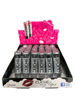 Clich&eacute; - Lipstick / Lippenstift - Zwart - Nummer 19 - 1 Stuks - Display