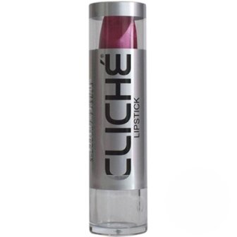 Clich&eacute; - Lipstick / Lippenstift - Warm Fel Roze Parelmoer Metallic - Nummer 22 - 1 Stuks - In huls