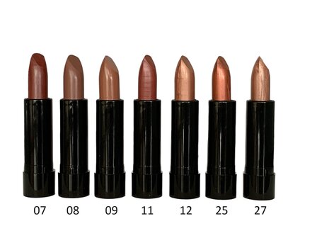 Clich&eacute; - Lipstick / Lippenstift - Goud / Bruin / Warm Nude Parelmoer Metallic - Nummer 27 - 1 Stuks - Kleuren 2