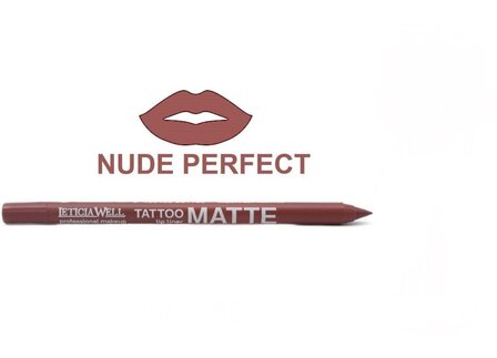 Leticia Well - Matte Tattoo Lippotlood / Lipliner - Roze / Nude Perfect - Nummer 11653 - 1 stuks