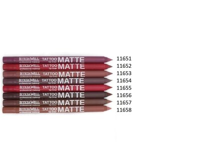 Leticia Well - Matte Tattoo Lippotlood / Lipliner - Beige / Velvet Nude - Nummer 11658 - 1 stuks - Kleuren