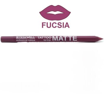 Leticia Well - Matte Tattoo Lippotlood / Lipliner - Oud Roze / Fucsia - Nummer 11651 - 1 stuks