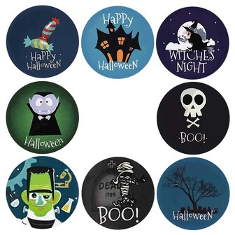 40 Halloween stickers Boo Happy Halloween Witches Night