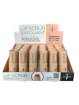 Lovely Pop Comsetics Lip Scrub Display