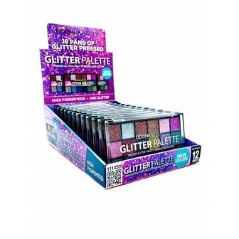 D&#039;Donna Glitter Palette Display Zijkant