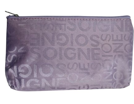soigne make-up tasje lila voorkant