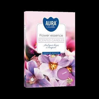 Aura Scented Candles Flower bouquet Geur Waxinelichtjes Theelichtjes Boeket Bloemen