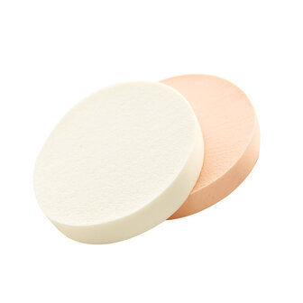 Latex Spons voor make-up en foundation - Wit en Huidskleur - 8,5 cm x 1,5 cm In Situatie