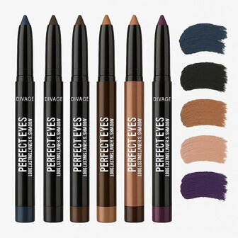 Divage Perfect Eyes Long Lasting Liner en Shadow Pearly Midnight Blue No. 02 3