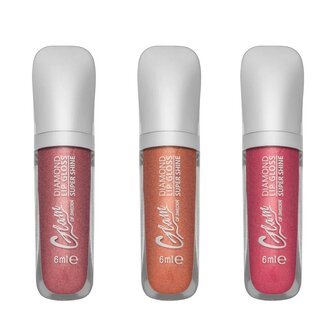 Glam of Sweden Diamond Lip Gloss Super Shine Toffe Diamond Kleuren