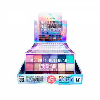 D'Donna Oogschaduw Mercury Retrogade Matte Bright Colors In Display