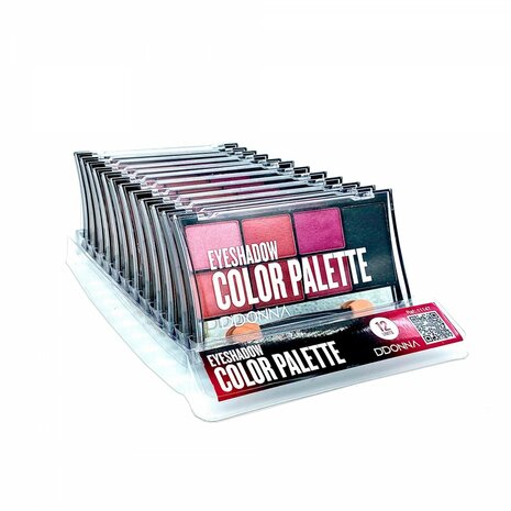 DDonna - Color Palette Oogschaduw - Planet Rosa - Roze/Zwart zijkant