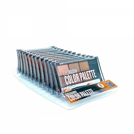 DDonna - Color Palette Oogschaduw - Planet Marron - Bruin/Zwart zijkant