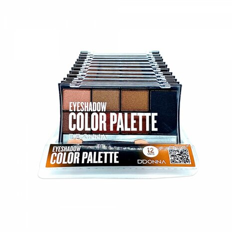 DDonna - Color Palette Oogschaduw - Planet Marron - Bruin/Zwart voorkant