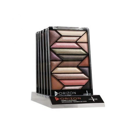 Lovely Pop Cosmetics - Oogschaduw Palette Horizon Diamond Dust - 19 stijlvolle, matte en shimmer tinten zijkant