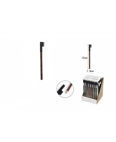 Wynie - Wenkbrauwpotlood met borsteltje - Bruin/Brown - Nummer 003 - 1 stuks