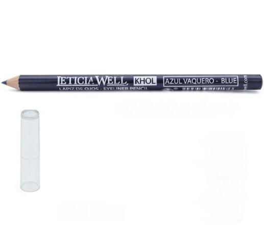 Leticia Well - Khol / Kajal Oogpotlood / Eyeliner Pencil - Jeans Blauw/Donker Blauw/Dark Blue/Azul Vaquero - Nummer 3011